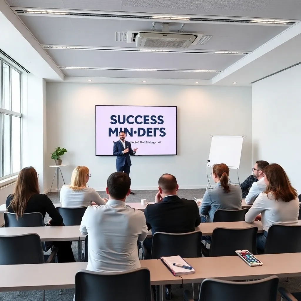Workshop našich tréningových metód v modernej konferenčnej miestnosti v Košiciach